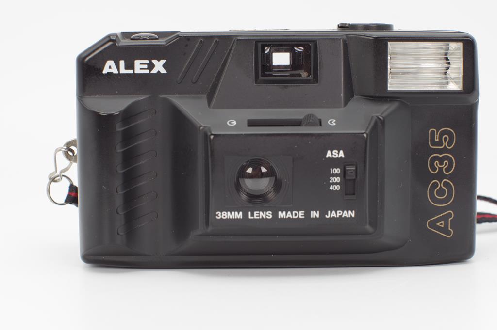 ALEX AC35-uszkodzona lampa-manualny naciąg filmu Marka ALEX