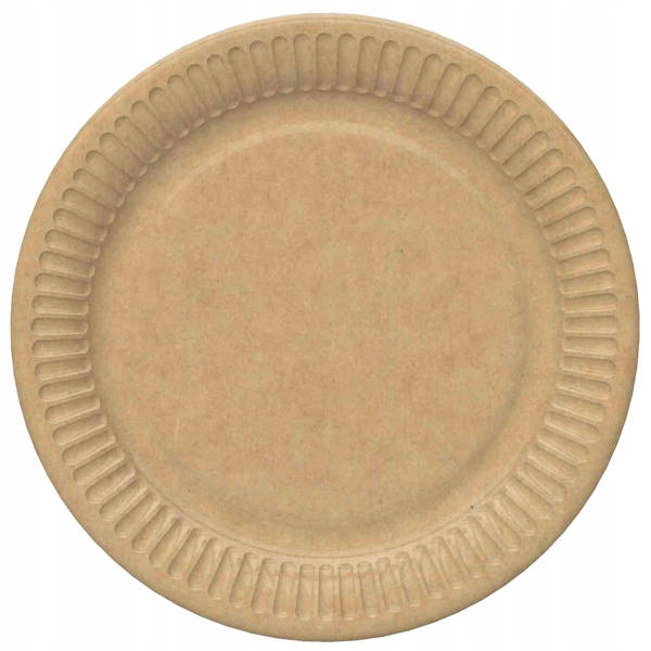 

Talerzyki Papierowe Ekologiczne Brązowe 20SZT 18CM