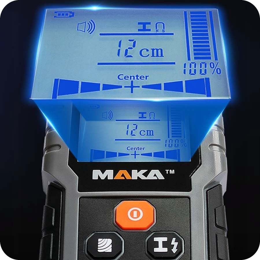 WYKRYWACZ DETEKTOR PRZEWODÓW KABLI METALI W ŚCIANIE DREWNA METALU + BATERIA Kod producenta MK