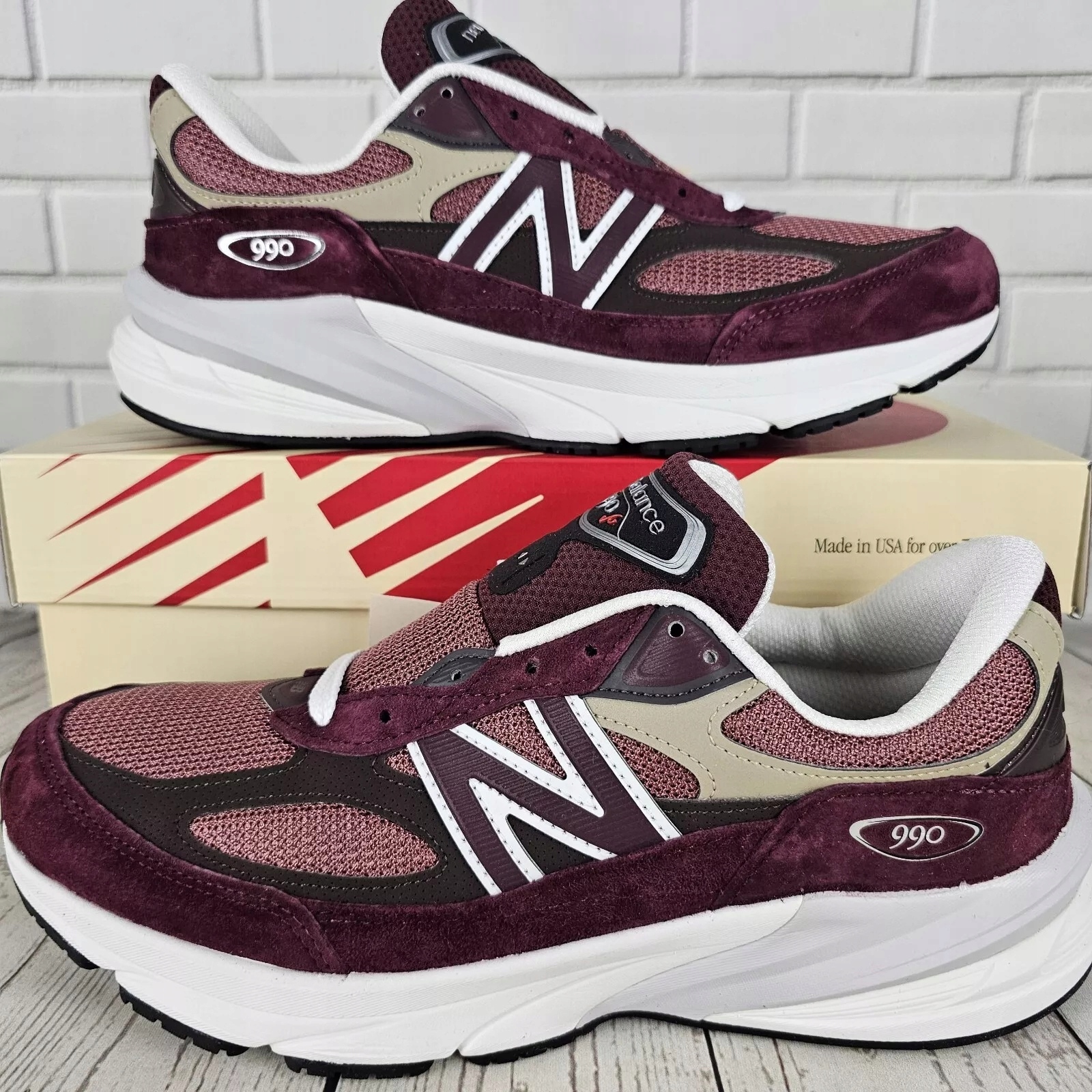 Pánské běžecké boty New Balance 990v6 vyrobené v Usa U990BT6 vel. 45