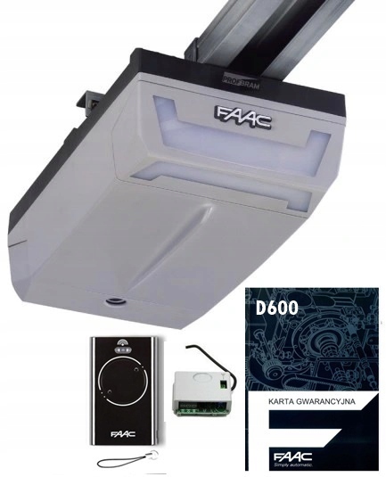 

Napęd do bramy garażowej Faac D600 -868MHz