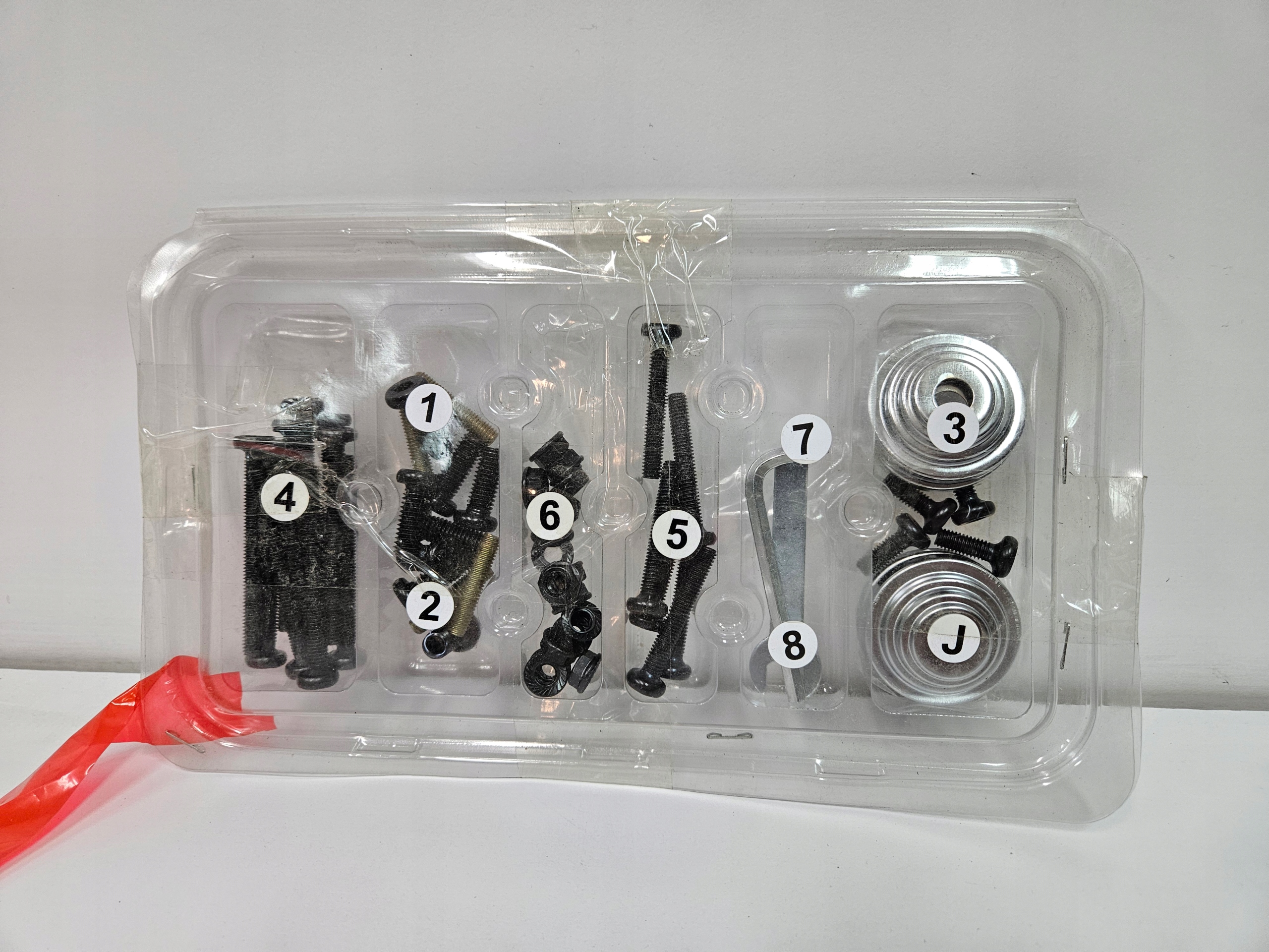 KOMPLET ŚRUB DO ŁÓŻKA METALOWEGO - MB01