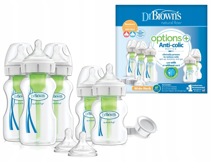 DR BROWN'S Zestaw startowy DUŻY Options+