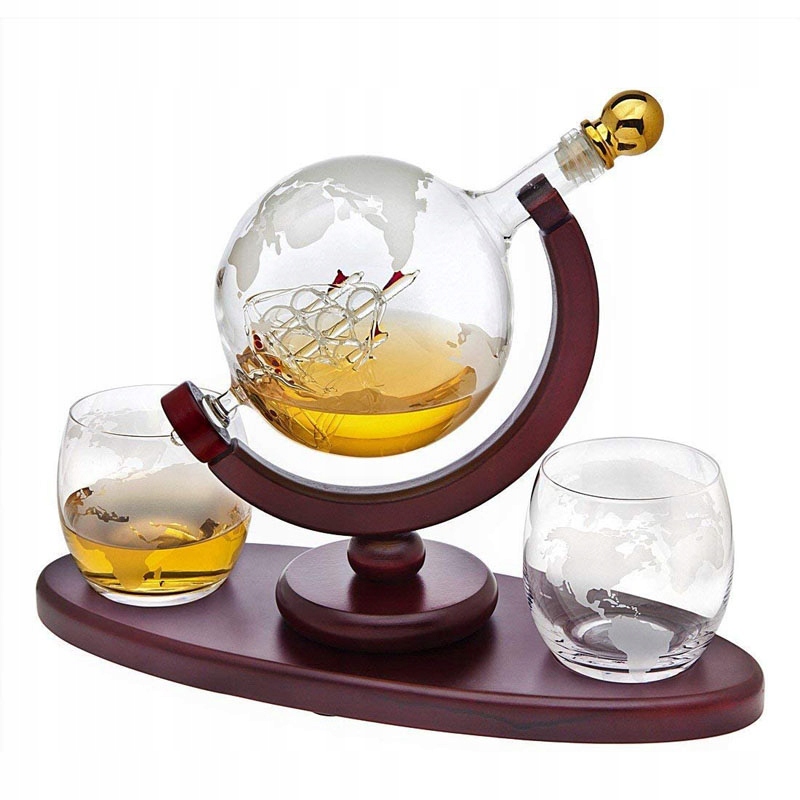

Zestaw do Whisky Karafka Globus Szklanki