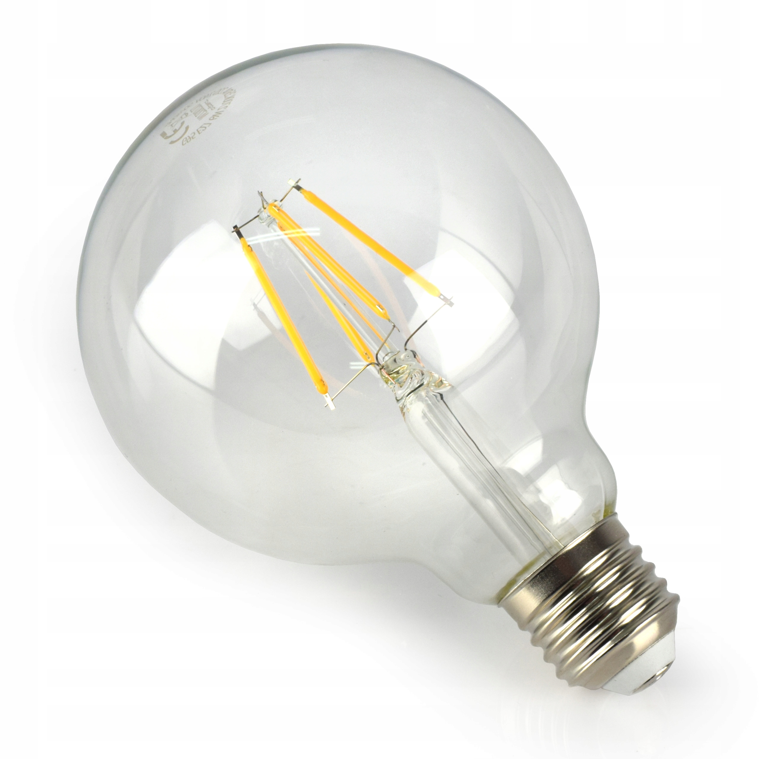 

Żarówka Ozdobna G95 Led E27 8W Filament 2700K