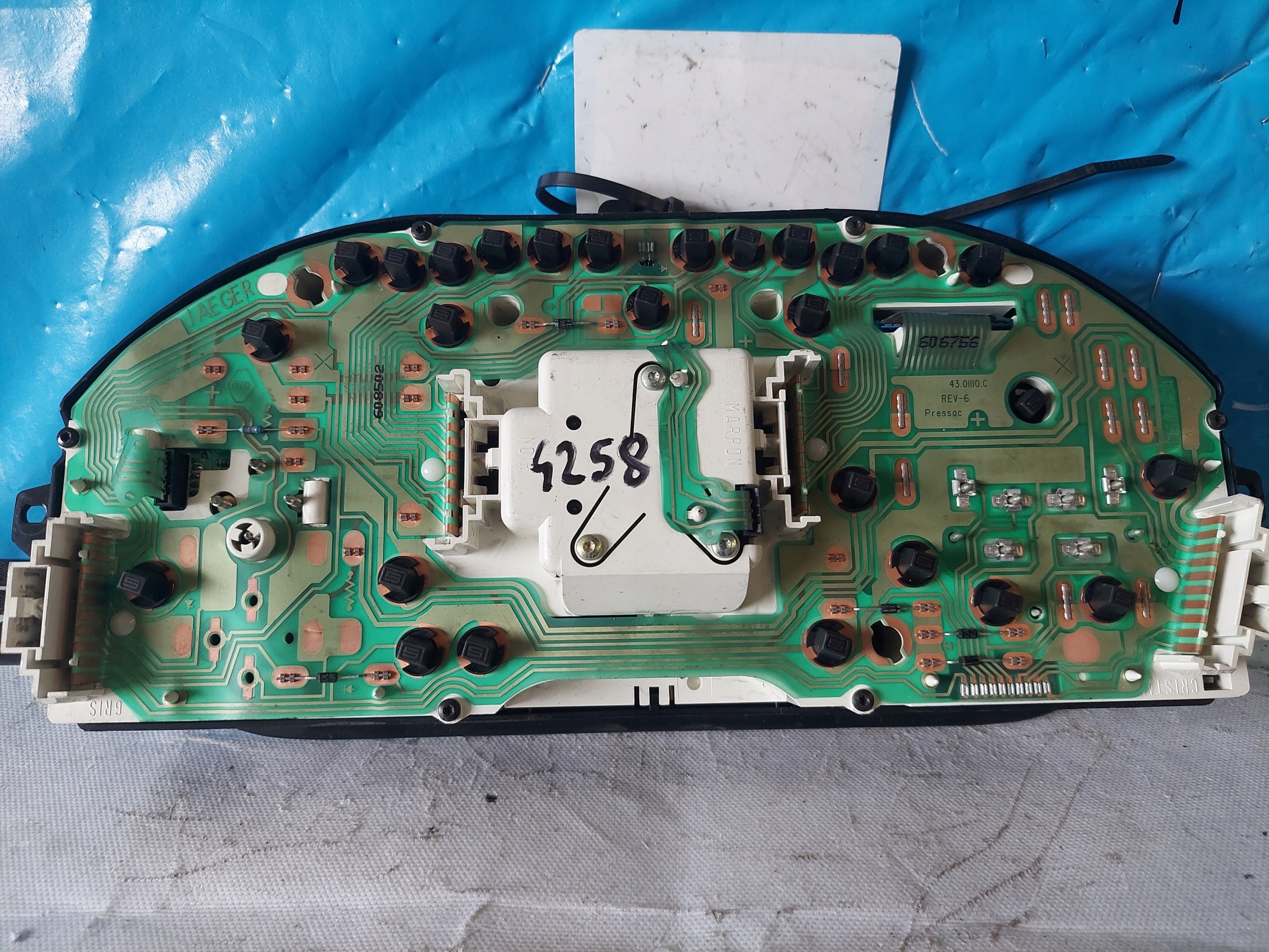 dials clock MEGANE and 2.0 B 7700839660