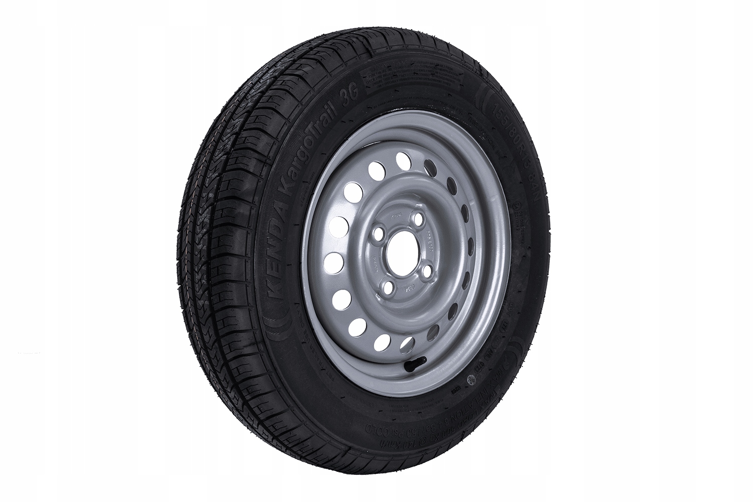 Kolo pro přívěs Pneumatika 155/80 R13 74N Ocelový Ráfek 4JX13 4x100 ET:30 58 mm