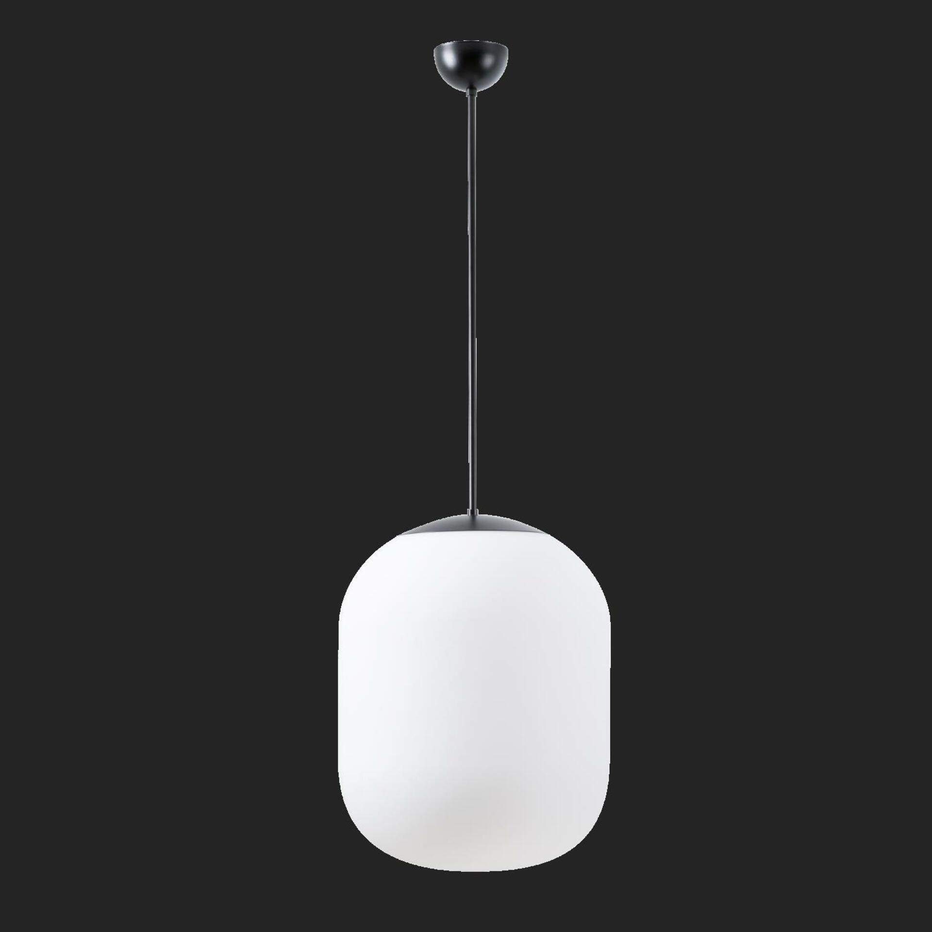 Osmont 66456 Tania P2 závesné sklenené svietidlo čierna biela IP40 3000 K 41