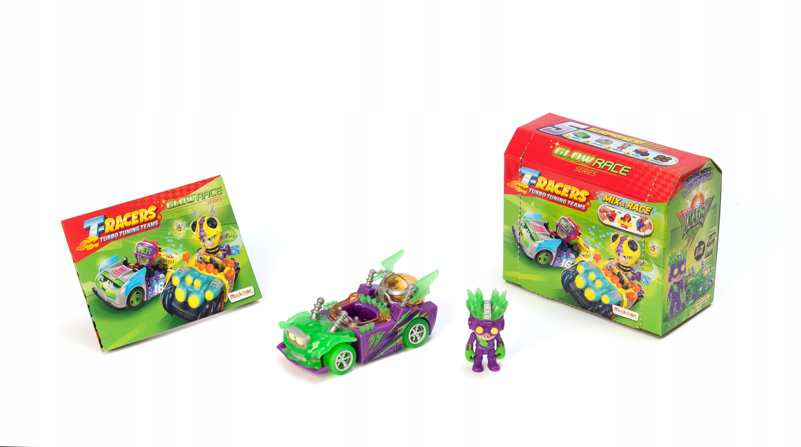 

T-Racers Samochód Auto Glow Race Pojazd Figurka