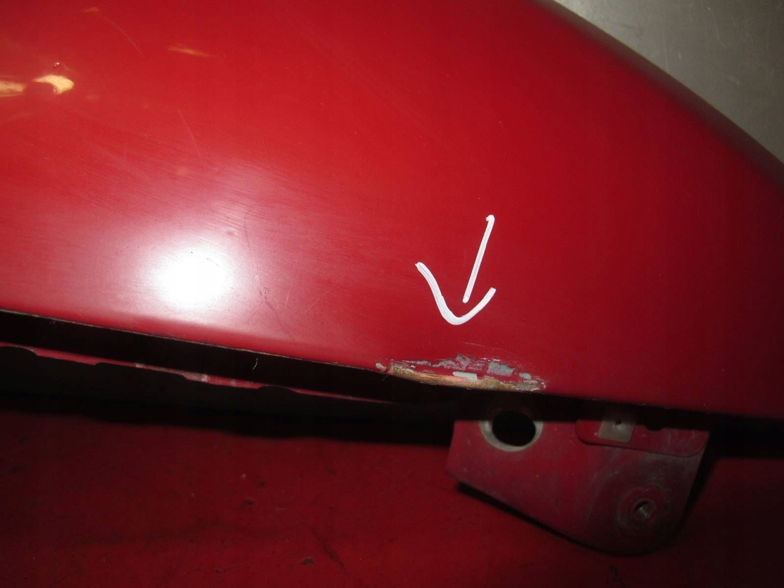 ALFA ROMEO BRERA 939 fender right front front red 289/A