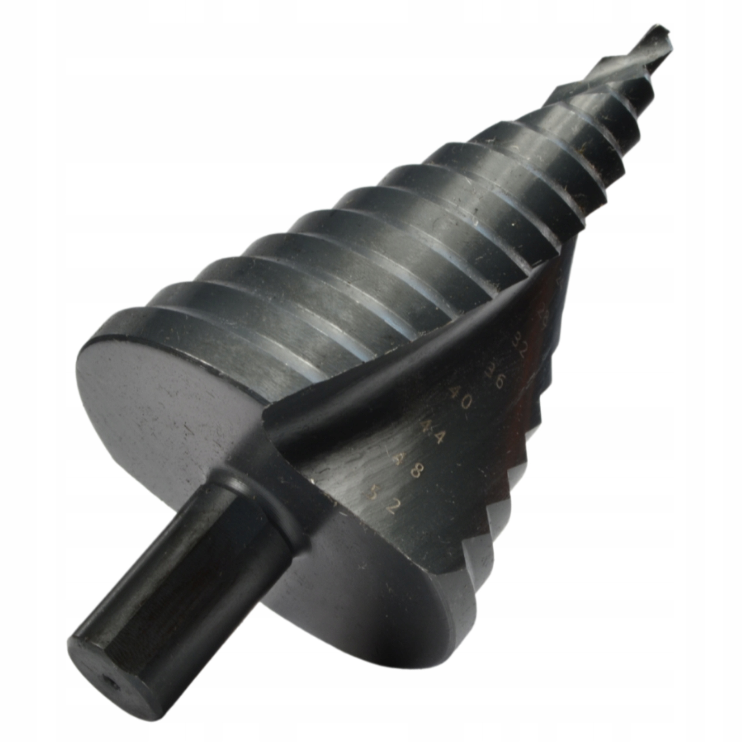 WIERTŁO STOŻKOWE STOPNIOWE SPIRALNE CHOINKOWE METALU ROZWIERTAK HSS 4-52 MM Rodzaj wiertła stożkowe