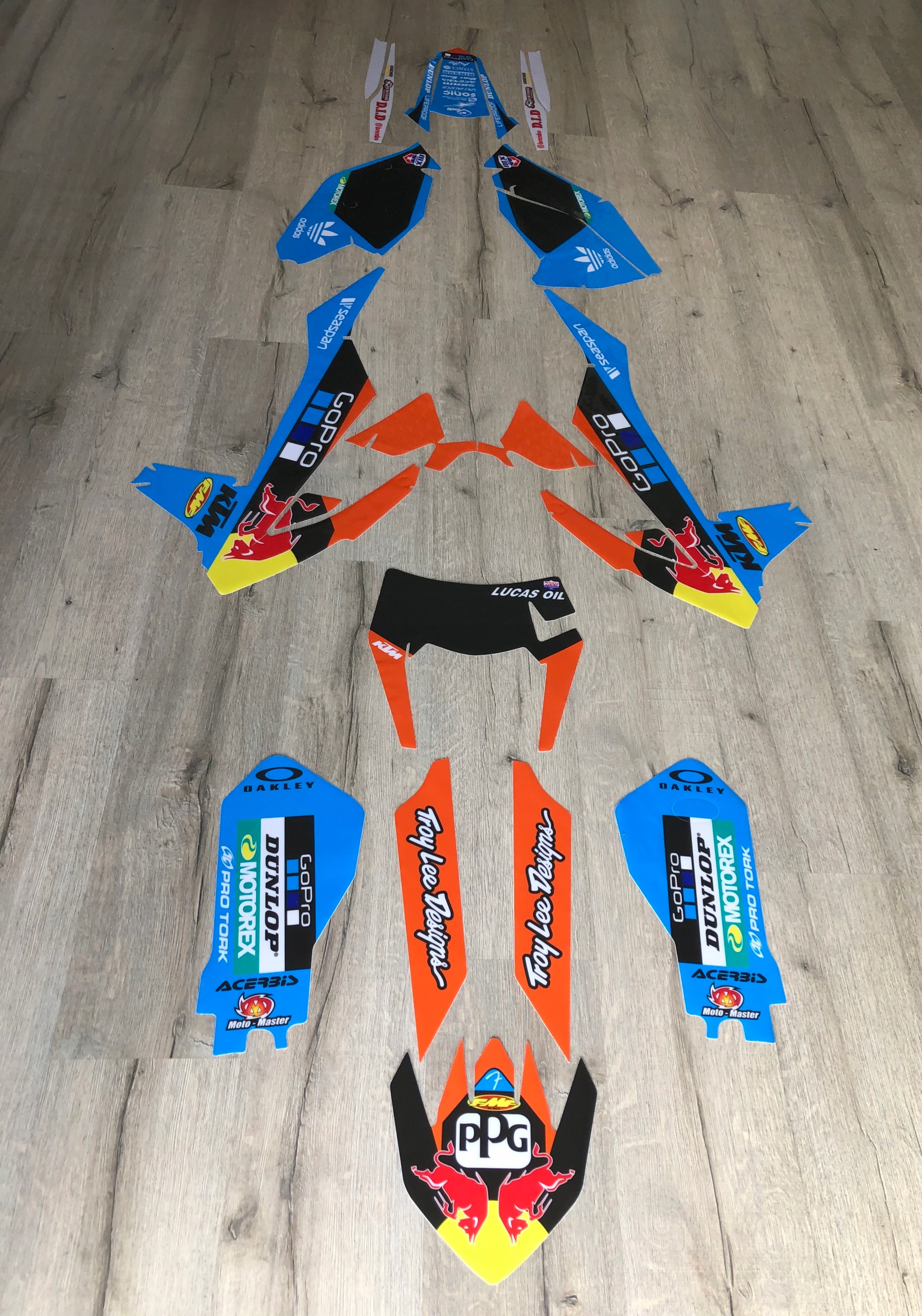 Ktm Exc Exc-f 17-19 dýha Go z Talianska Cubamoto