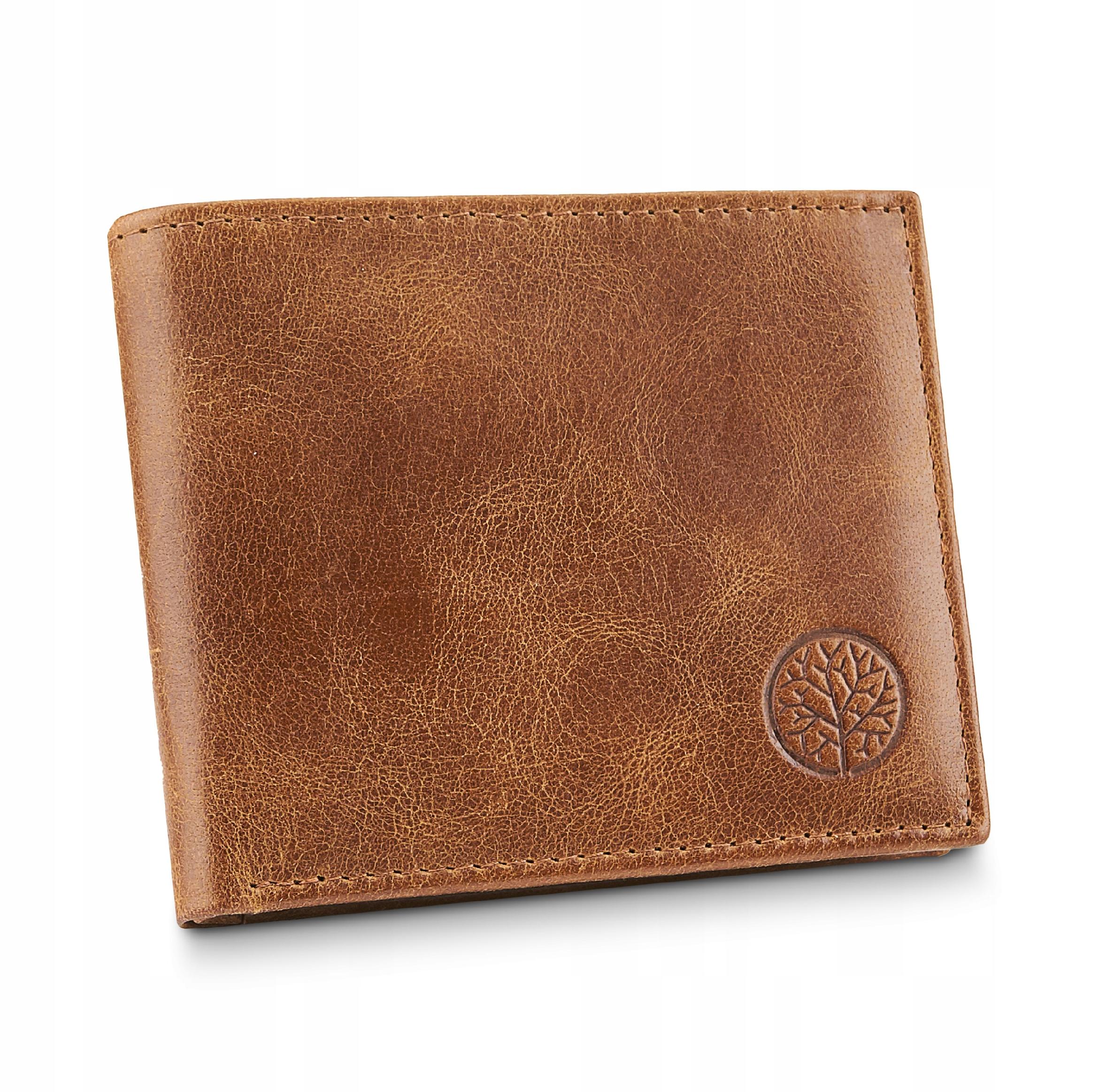 Betlewski Pánská kožená peněženka pro pohodlné zabezpečení a ochranu Rfid karet