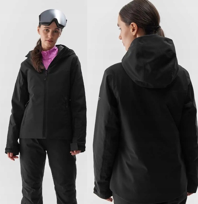 Kurtka Damska Ocieplana 4F TTJAF572 Czarna 5000 XXL