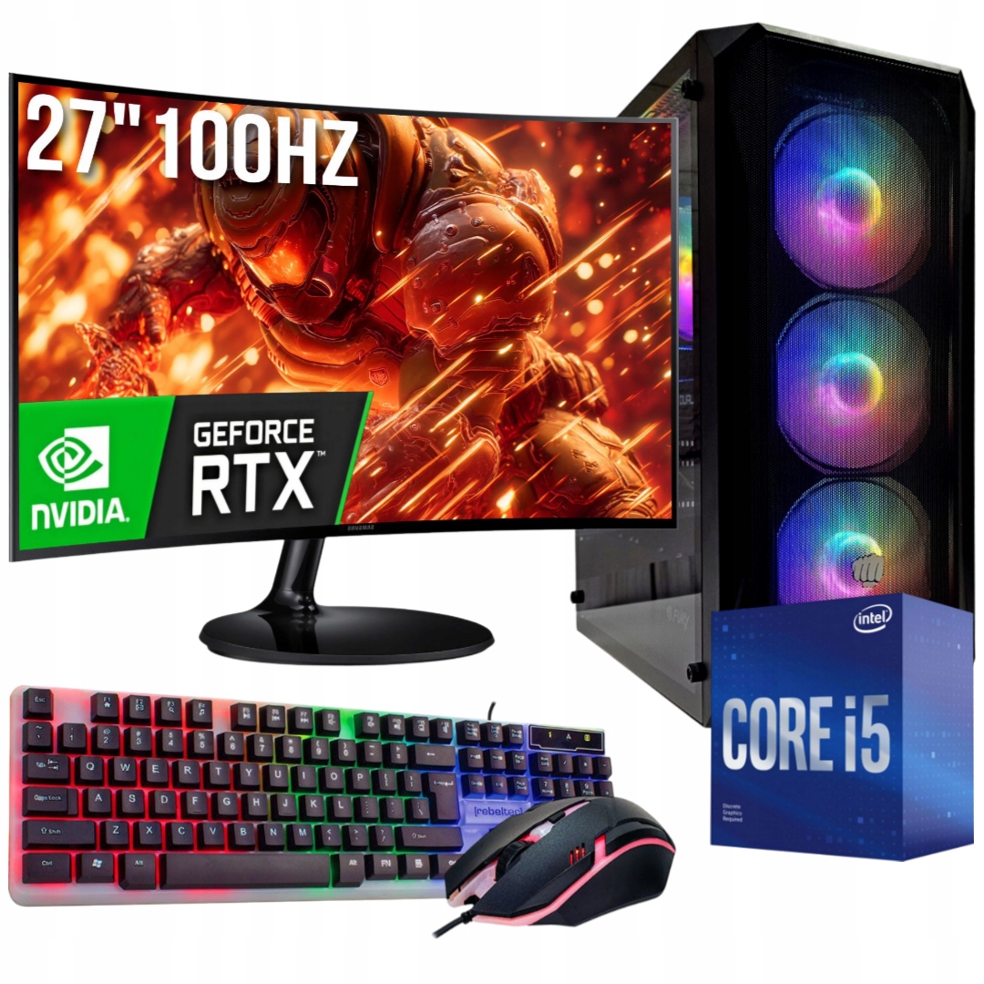 Set Shadowblade i5 12400F|32GB|1TB Ssd M.2.|RTX 3060 12GB