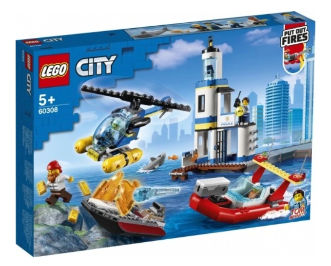 Lego 60308 City – Akce Pobřežní Policie A Hasičů