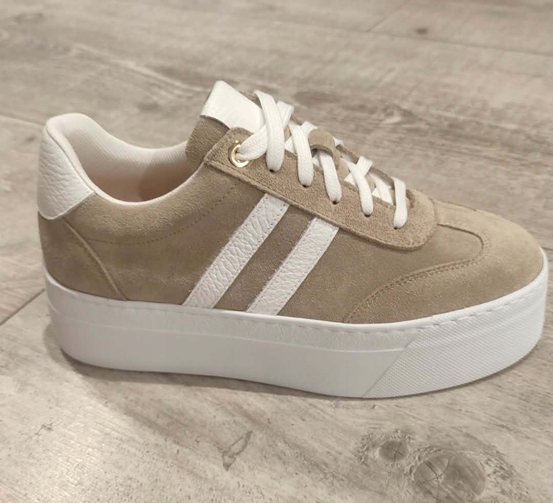 By O La La...! Tenisky S Pruhy Béžová/bílá 37