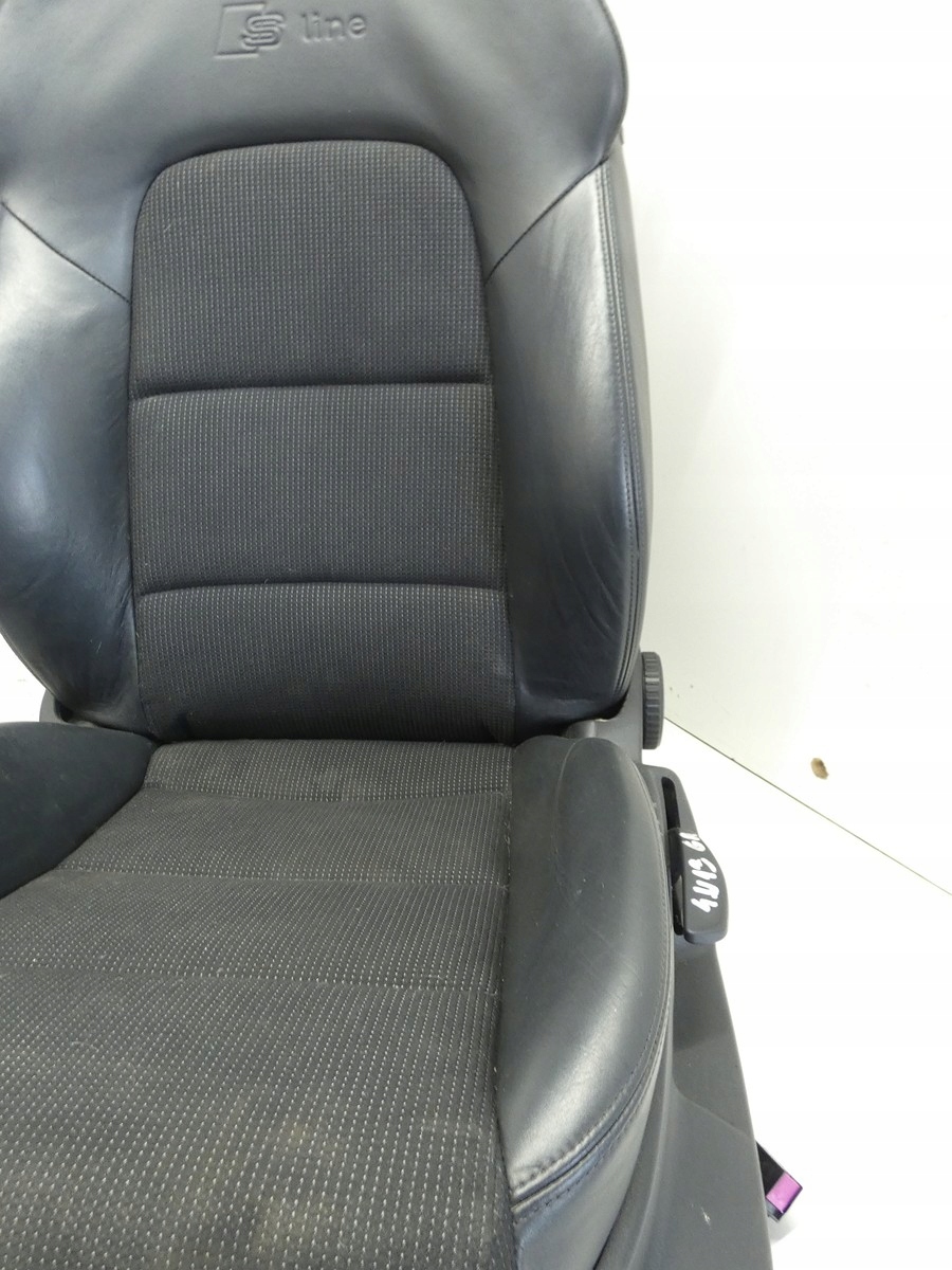 KPL Sitze Sitze AUDI A3 8P 3D 3-Tür S-LINE Halbleder 04-12R GRZANE
