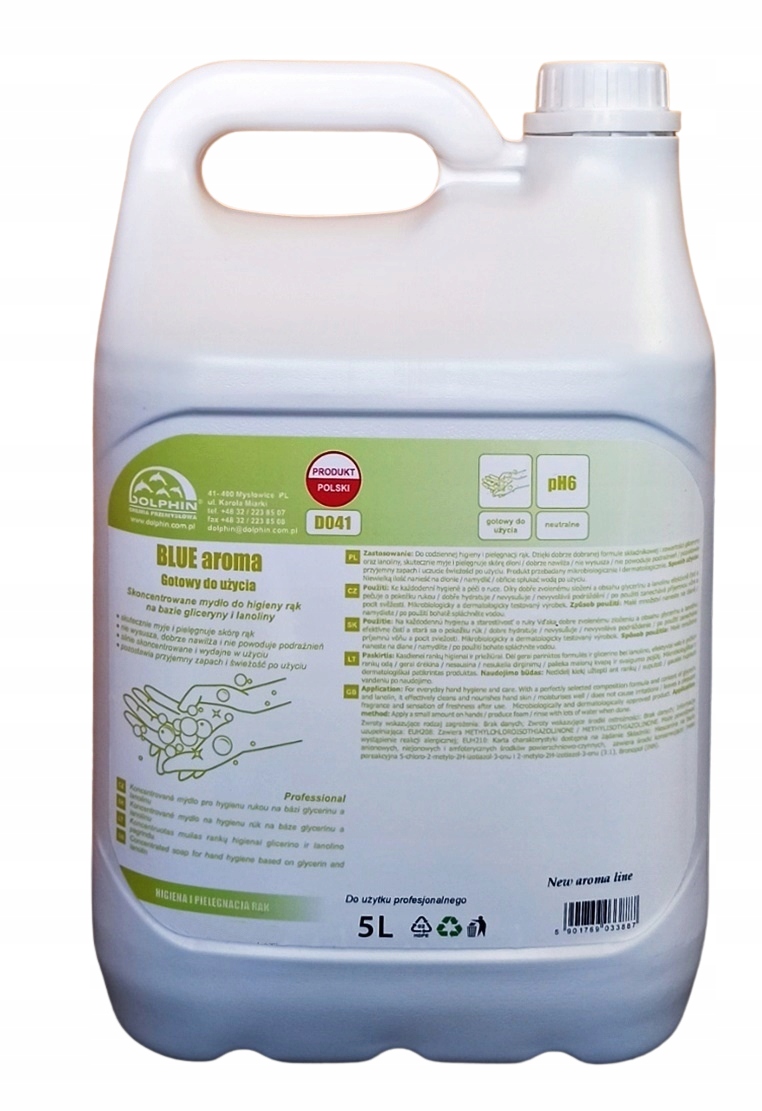 

Mydło W Płynie Na Bazie Gliceryny I Lanoliny 5 L