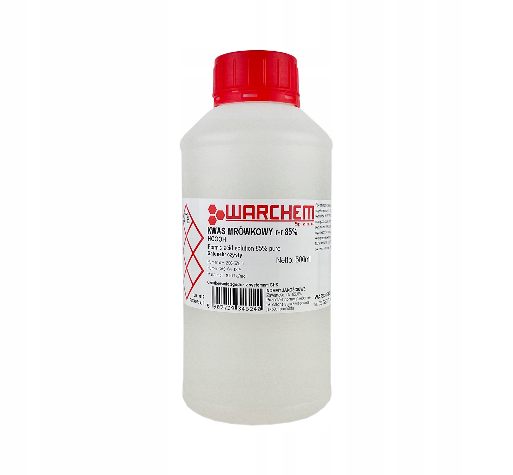 

Kwas Mrówkowy 85% czysty 500ml