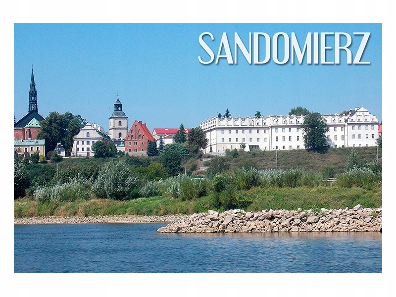 

Sandomierz Wisła Panorama Magnes na lodówkę