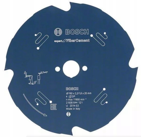 Tarcza piła do cementu Bosch 160 mm 4z 2608644121