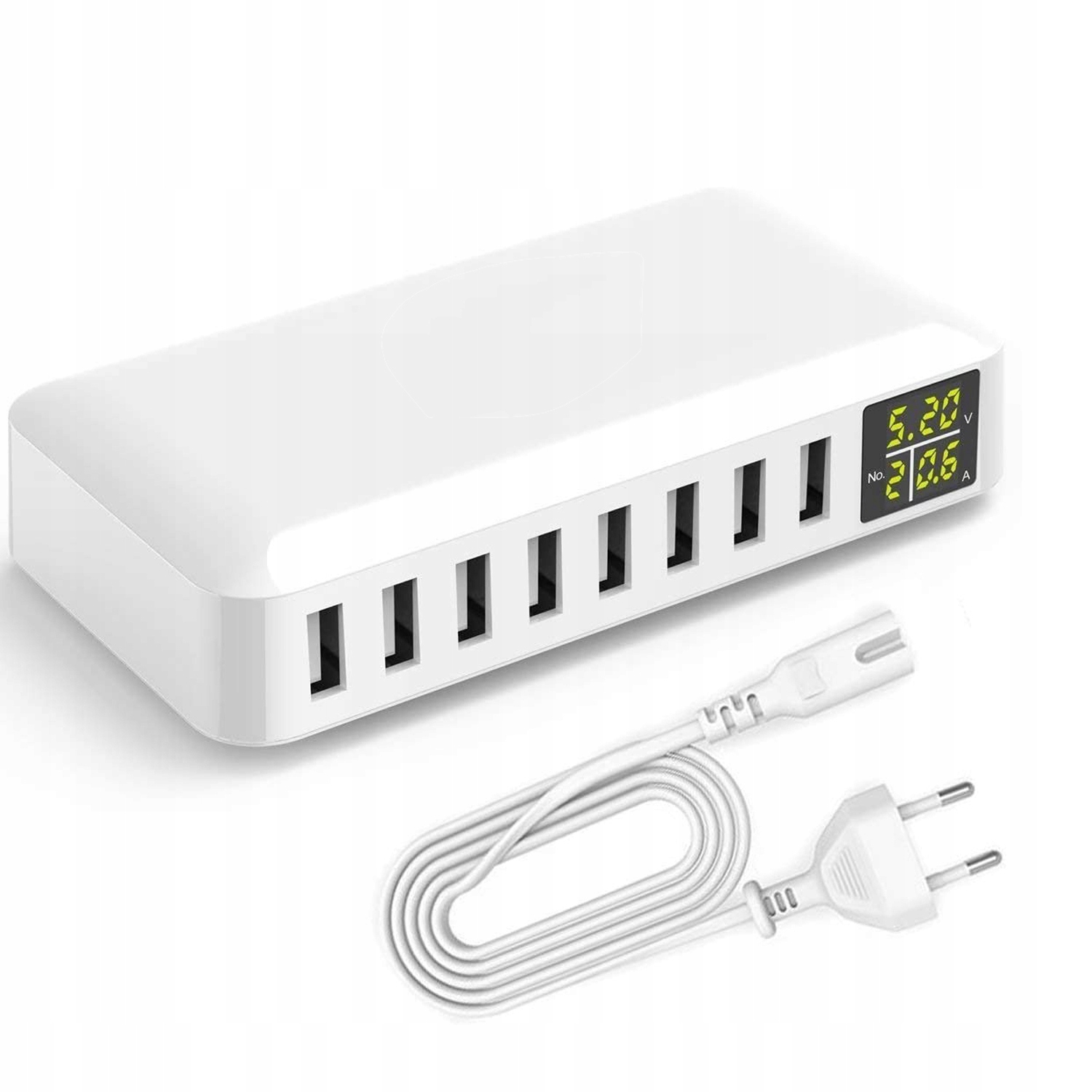 

8-PORTOWA Inteligentna Ładowarka Usb HUB+1.2mKABEL