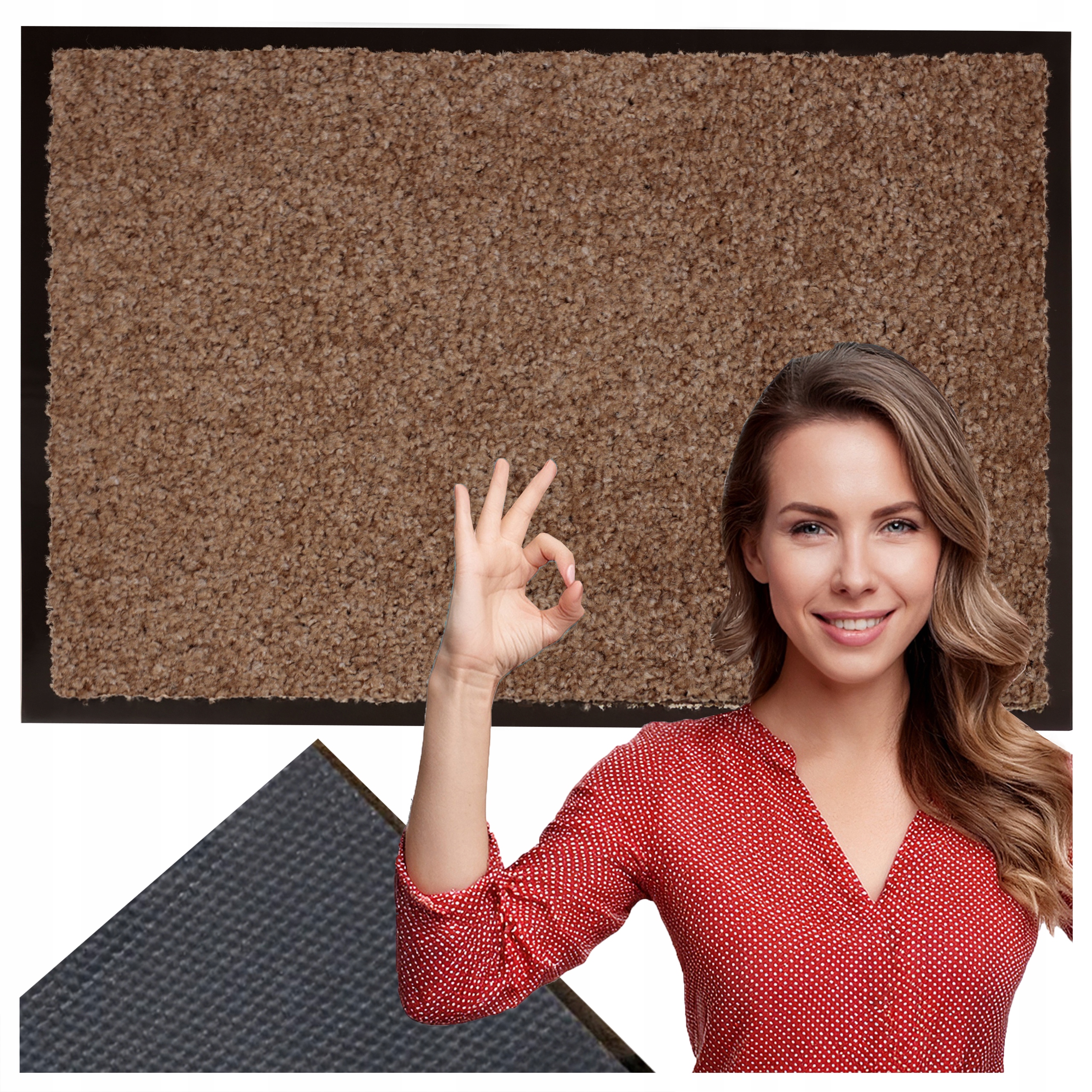 Rohožka pod vchodové dveře 90x150 běhoun vnější gumová rohož velká