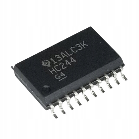 SN74HC244 8 buforów/driverów z wyjściami trójstanowymi, SO20, Ti 2szt