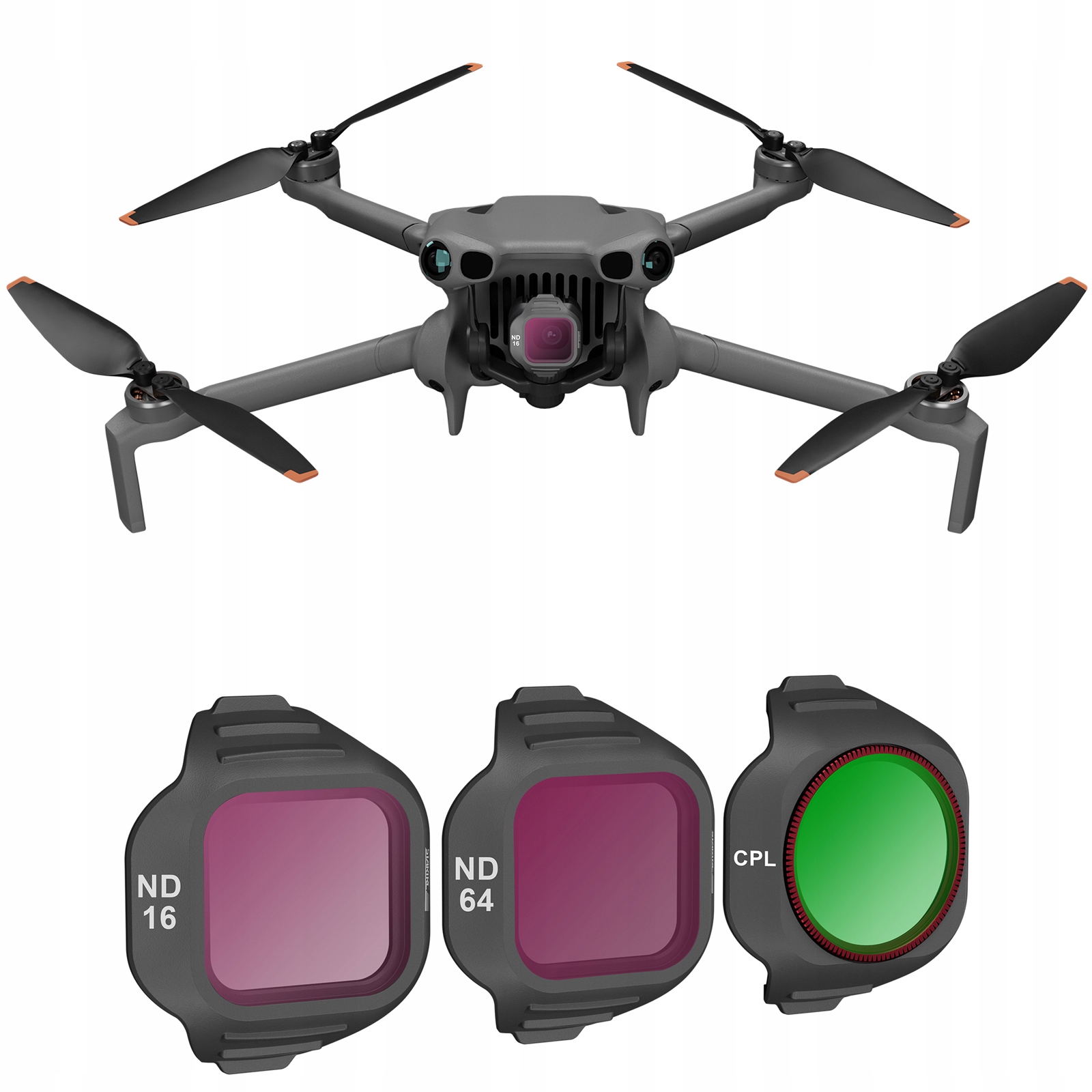 Zestaw 3 Filtrów Nd/cpl Do Dji Mini 5 Pro: Cpl, ND16, ND64