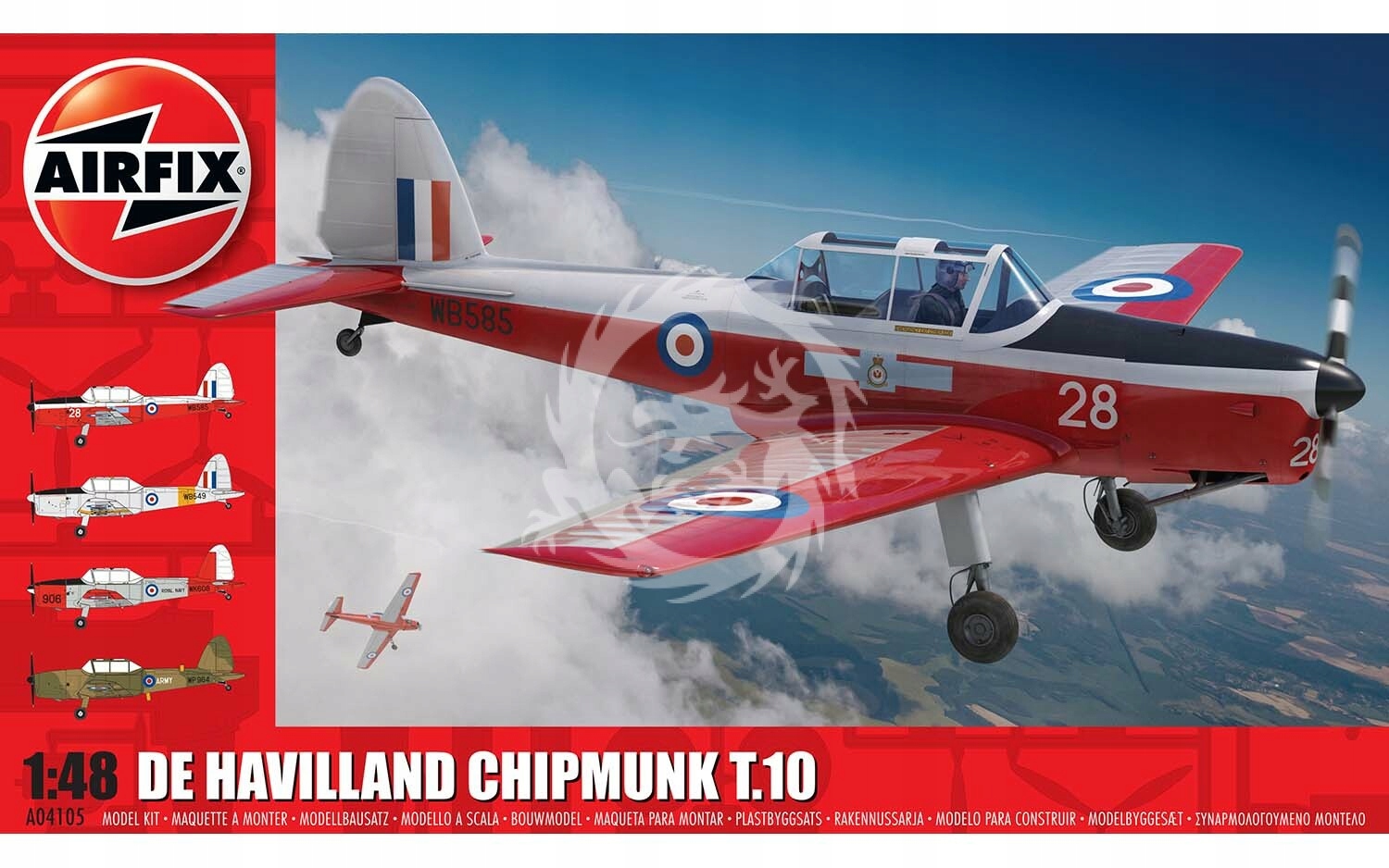 De Havilland Chipmunk T.10 Airfix A04105 v měřítku 1/48
