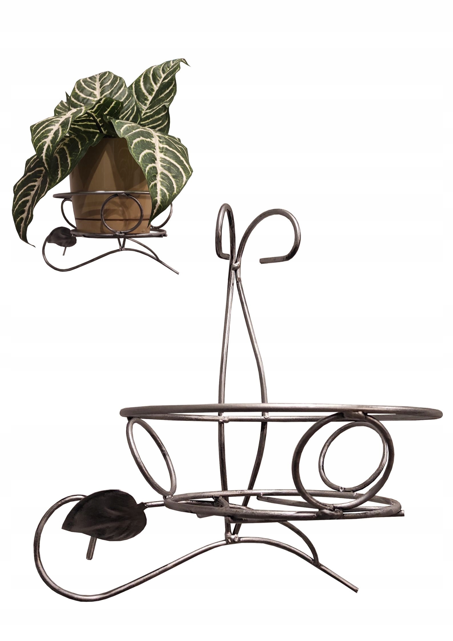 

Kwietnik na ścianę metalowy uchwyt doniczki loft