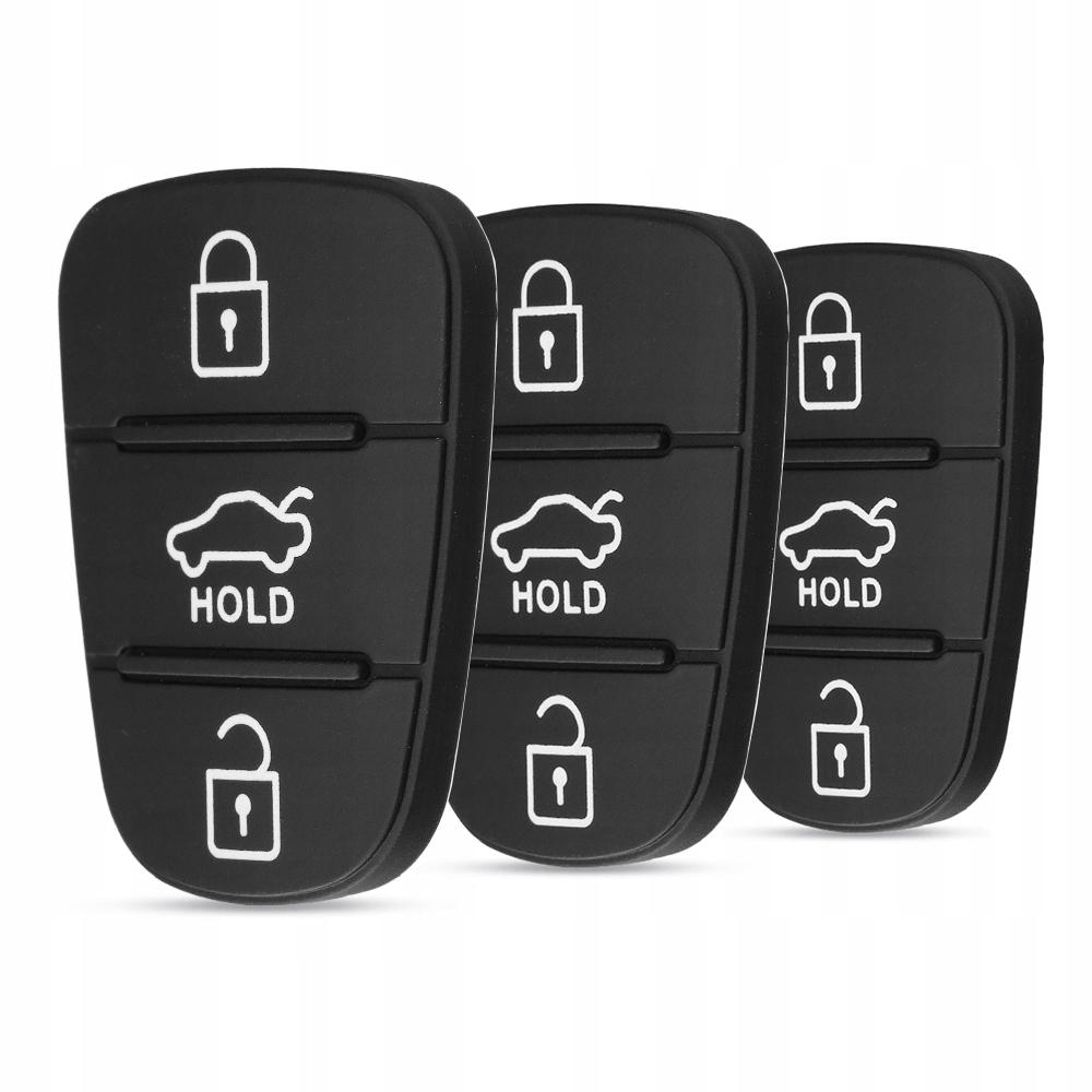 

3x Gumka Przyciski Do Kluczyka Pilot Hyundai Kia