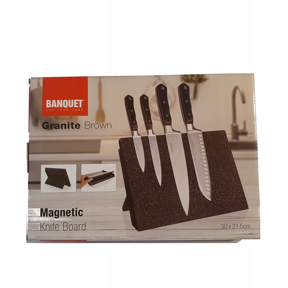 DESKA MAGNETYCZNA PŁYTA LISTWA NOŻE MDF GRANIT SZARA BRĄZ Marka B&Q