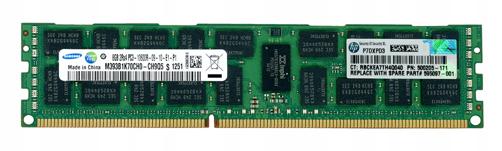 Samsung M393B1K70CH0-CH9Q5 8GB DDR3 1333MHz Ecc