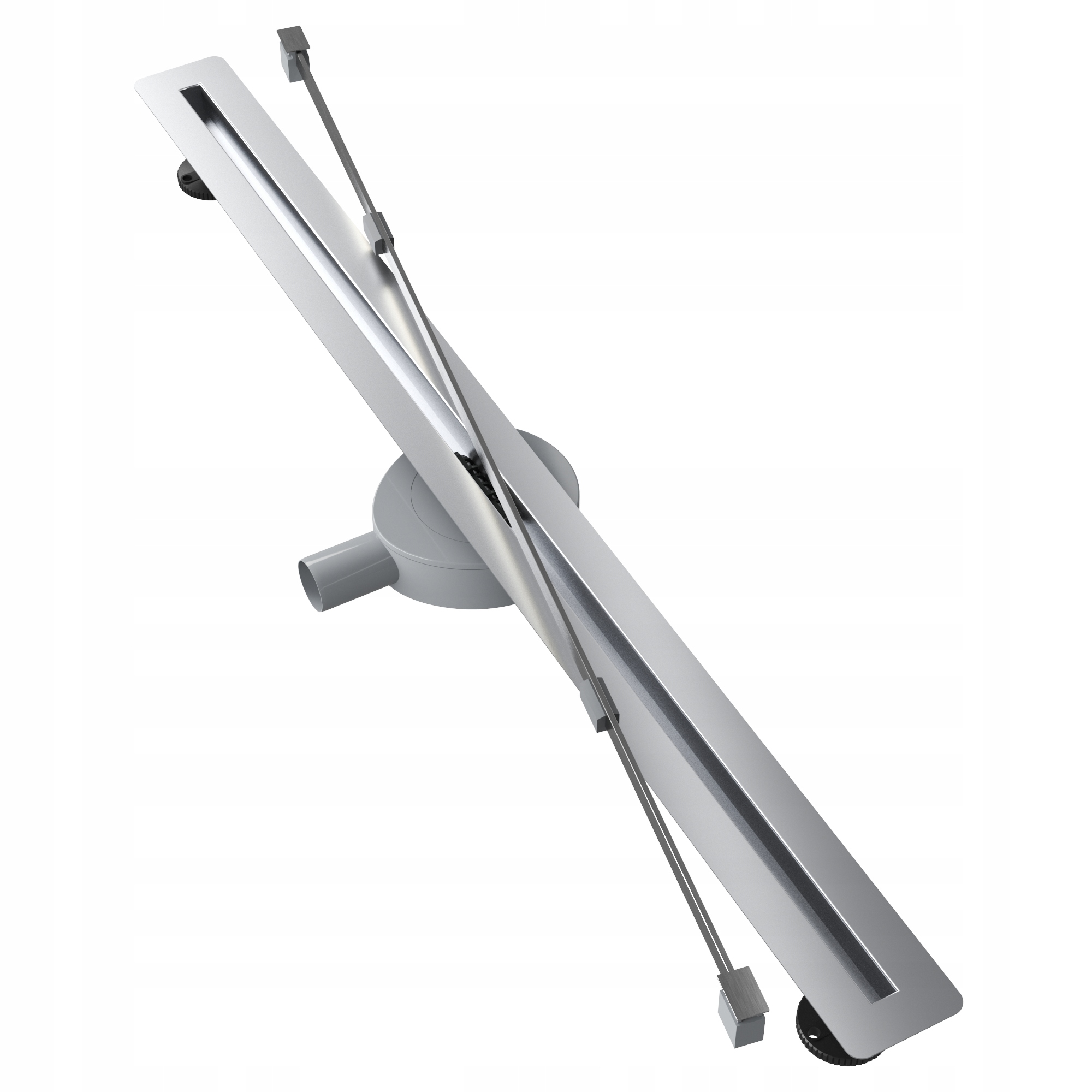 Lineárny Odtok Pod Dlažbu 100 cm Oceľ Sprchová Vanička Sifón Luno Inox