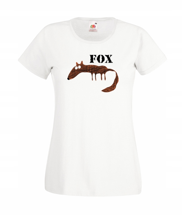 

XXL Koszulka Damska Lis Lisek Fox Wild And Free