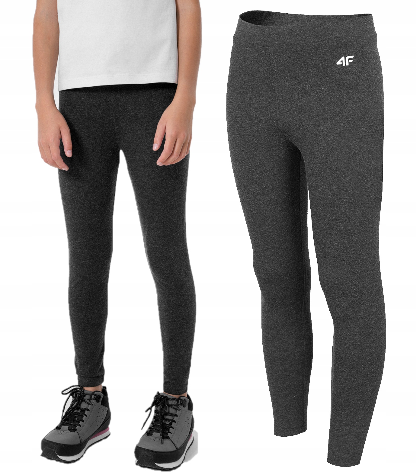 

Dziewczęce Legginsy Bawełniane 4F Getry JLEG001