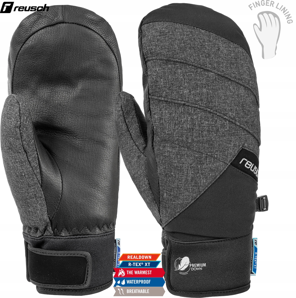 Rękawice REUSCH FEBE R-TEX XT Mitten puchowe 7.5 WEJHEROWO ZAPRASZAMY