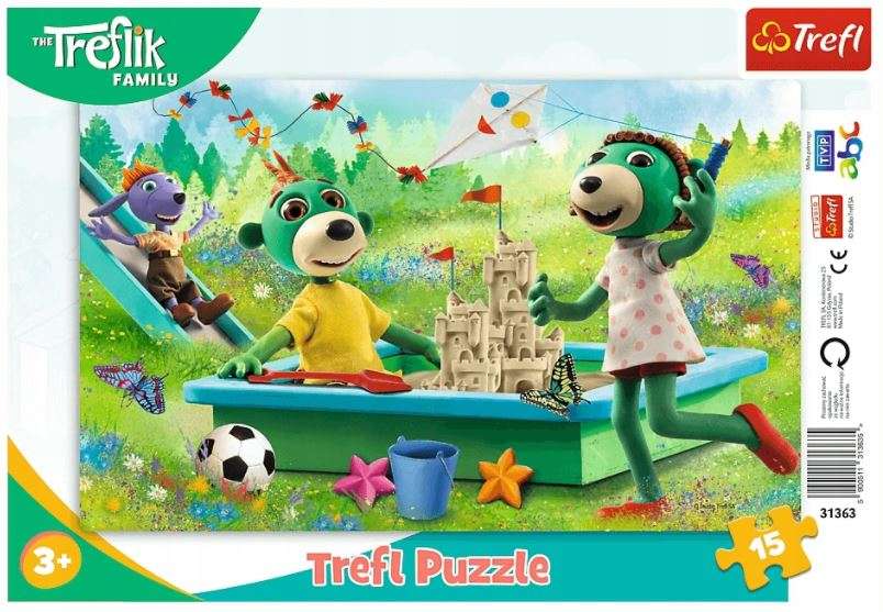 

Puzzle Ramkowe Rodzina Treflików Zabawa Od Rana 3+