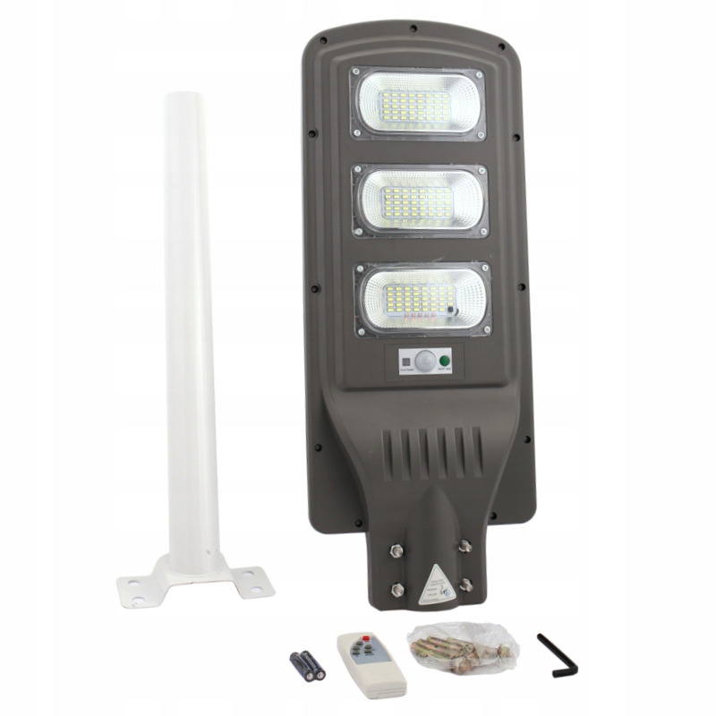Pouliční lampa XXL 90 W 1000 lm, solární napájení na dálkové ovládání