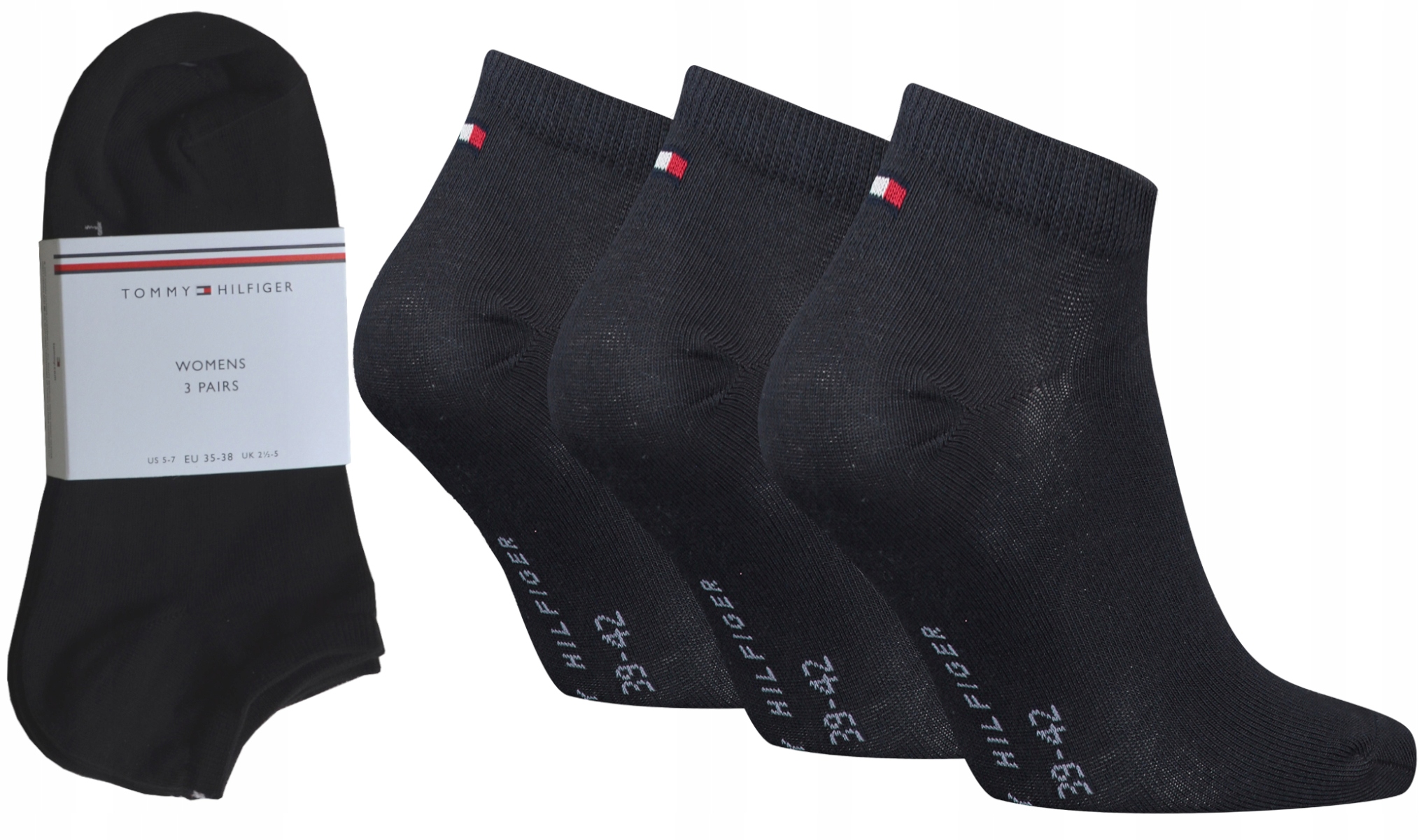 

Tommy Hilfiger Skarpety Damskie Stopki 35-38 3PAK