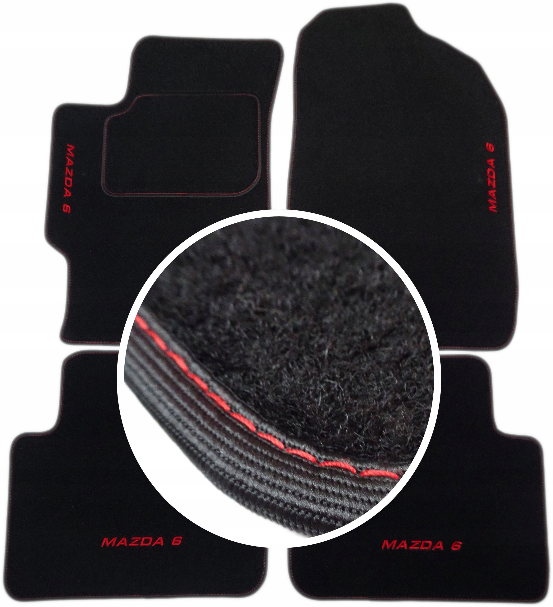 

Mazda 6 Gg Gy 02-08r. Dywaniki Classic Haft CH4