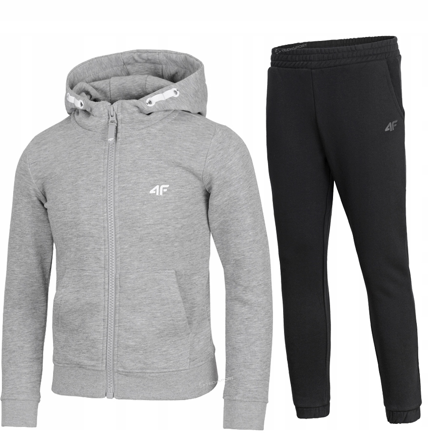 

4F Dziewczęcy Dres Komplet Bluza Spodnie 152