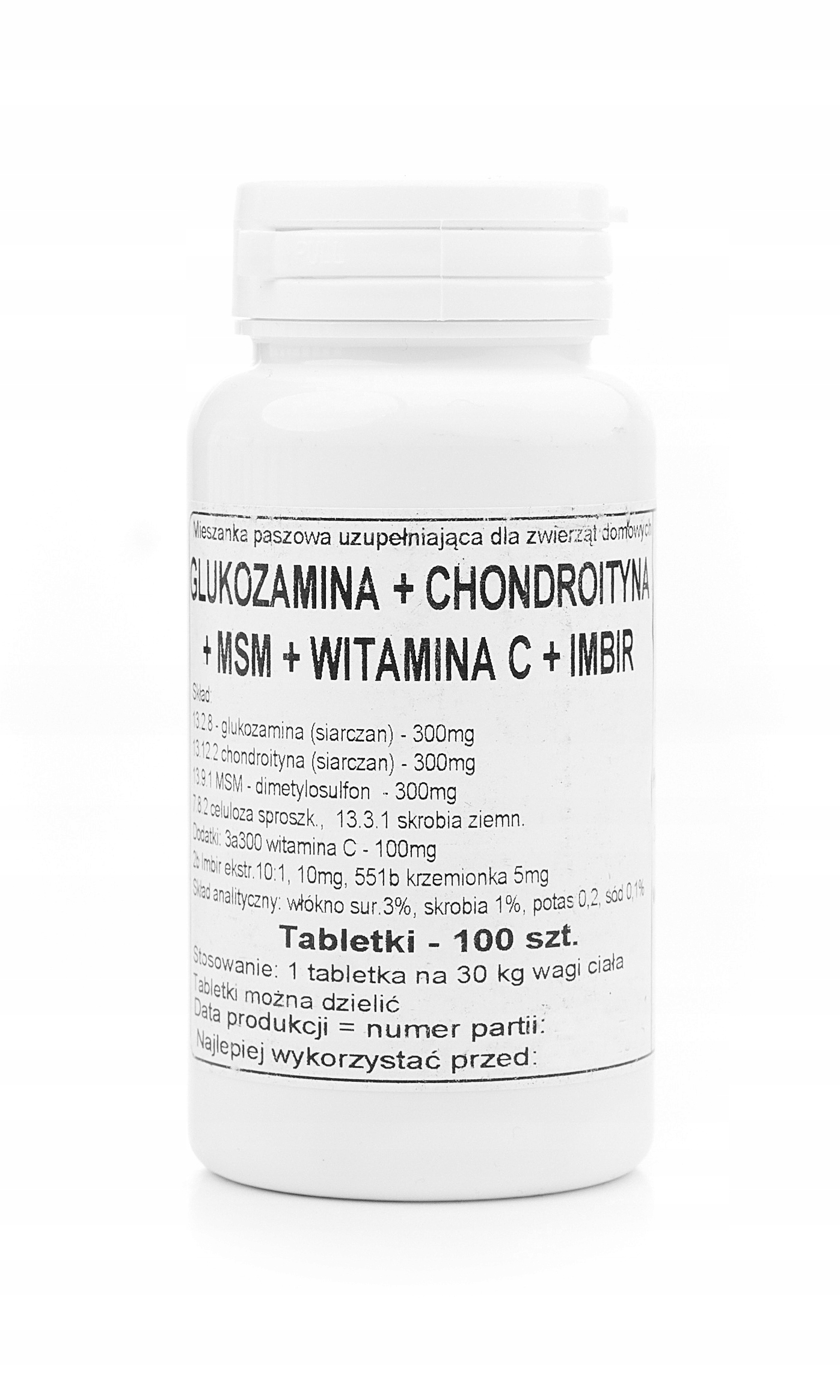 Levně Glukosamin Chondroitin Msm vitamín C pro klouby Podkowa
