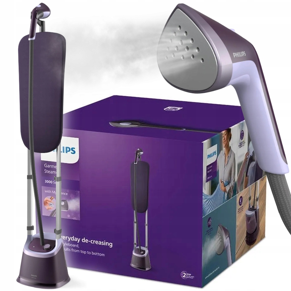 Parownica do ubrań odzieży Philips StyleBoard STE3180/30 2000W Fioletowa