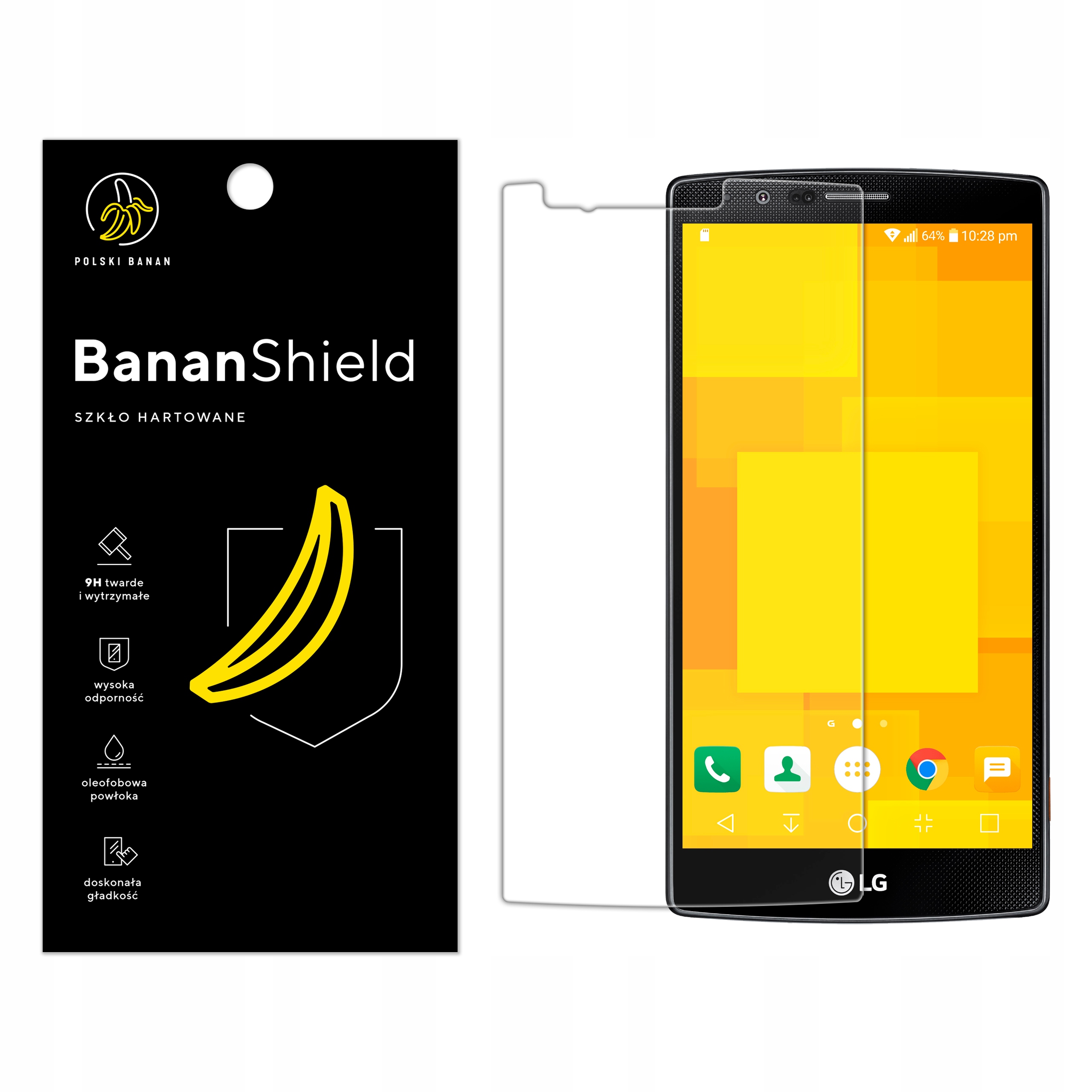 

Szkło Hartowane Polski Banan 9H do Lg G4