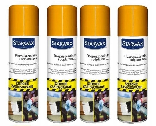 Levně 4x Starwax Rozpouštědlo A Odstraňovač Skvrn 100 ML
