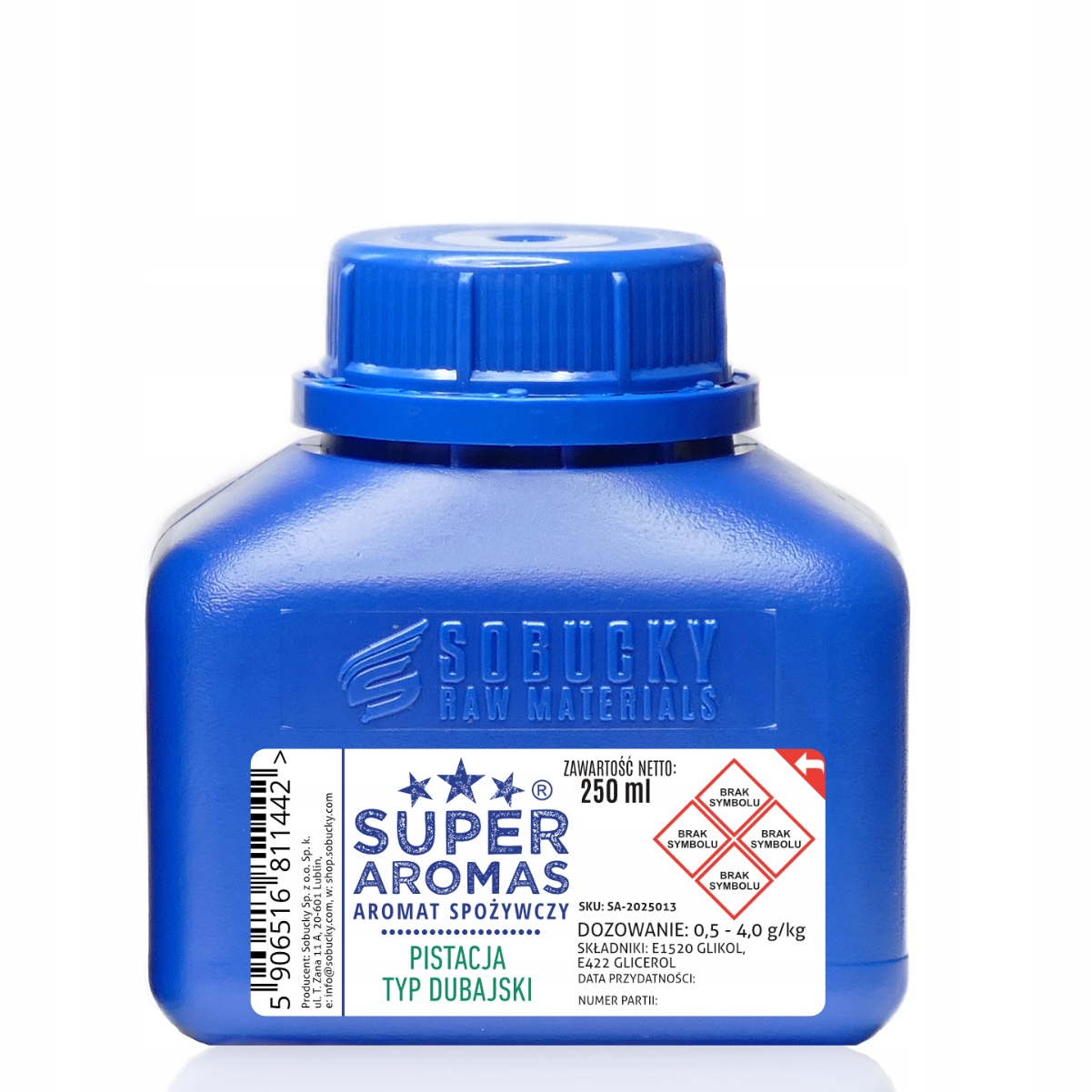 Aromas Potravinářská příchuť Pistácie Dubajský typ 250 ml