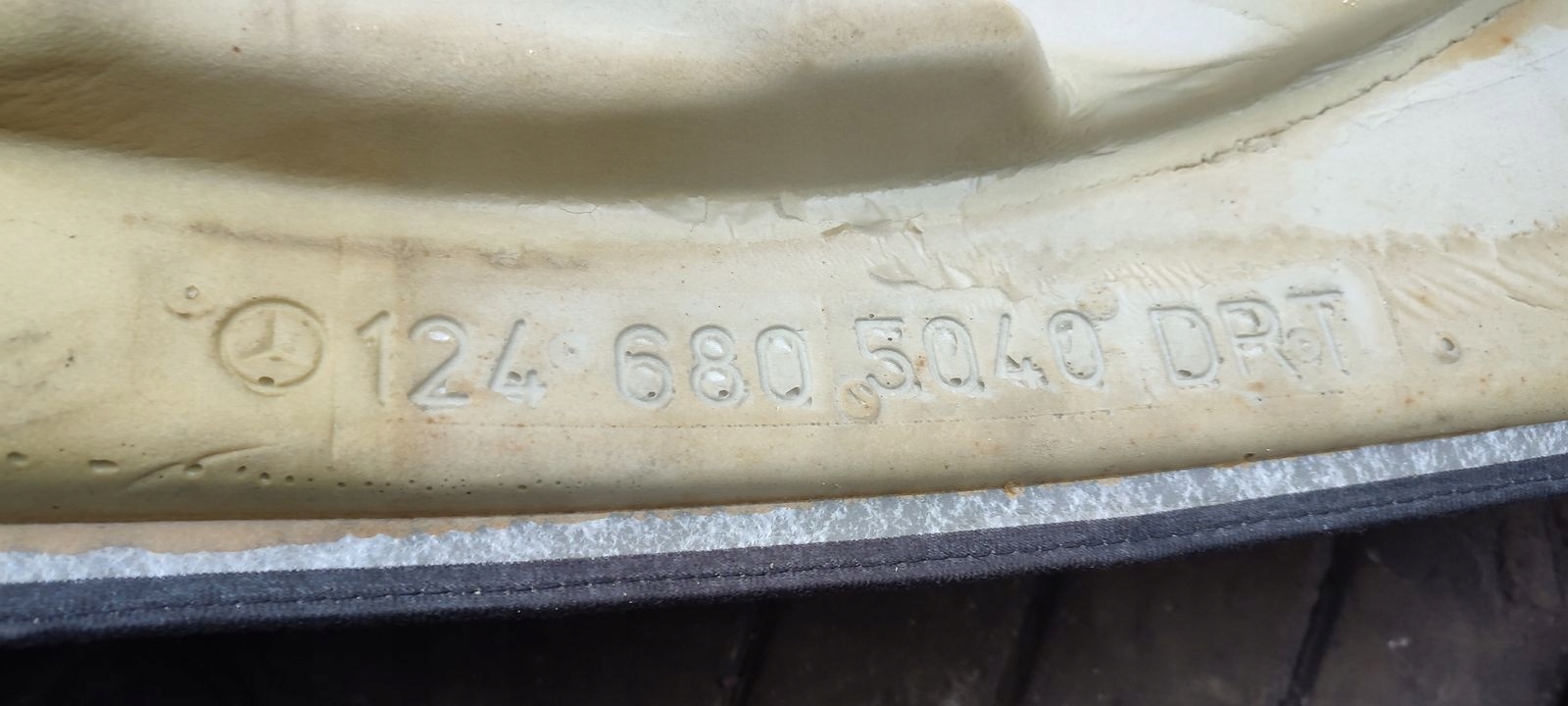mats floor front front Mercedes W124 2,2